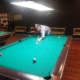 playing pool